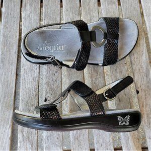 ALLEGRIA Subtle Rainbow Comfort Sandals Shoes 36 6/6.5